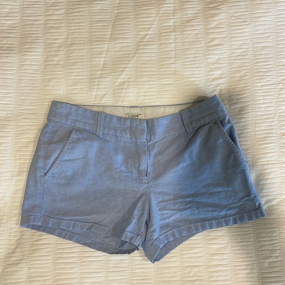 J CREW | blue chino shorts | size 0